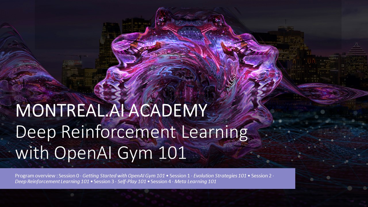 Événement en ligne: 'Deep Reinforcement Learning with OpenAI Gym 101'